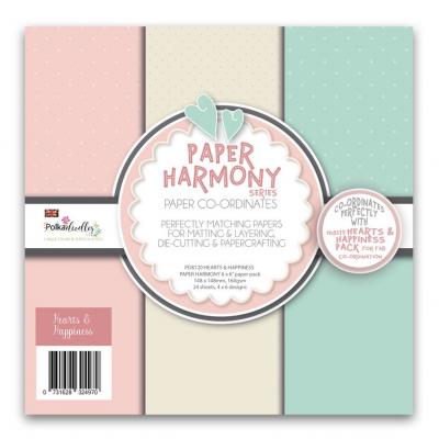 Polkadoodles Hearts & Happiness Harmony Designpapier - Paper Pack